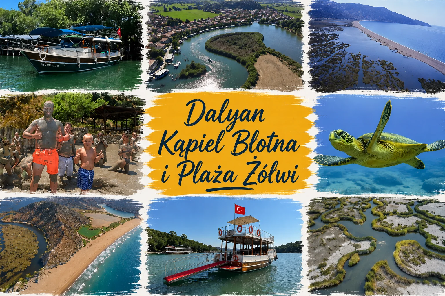 Dalyan: kąpiele błotne i plaża Iztuzu